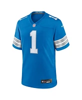 Nike Men's Jameson Williams Blue Detroit Lions Game Player Jersey