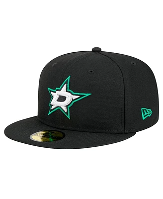 New Era Men's Black Dallas Stars Core 59FIFTY Fitted Hat
