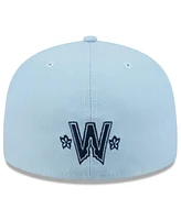 New Era Men's Light Blue Washington Nationals 2025 City Connect Fan Pack 59FIFTY Fitted Hat