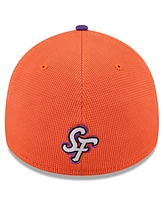 New Era Men's Orange/Purple San Francisco Giants 2025 City Connect Batting Practice 39THIRTY Flex Hat