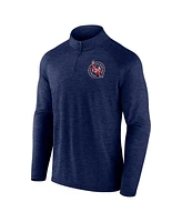 Fanatics Men's Alexander Ovechkin Navy Washington Capitals Nhl All-Time Leading Goal Scorer GR8 895 Quarter-Zip Top