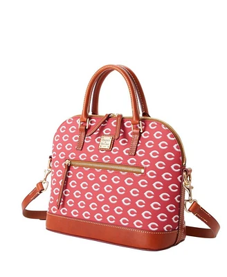 Dooney & Bourke Cincinnati Reds Signature Domed Zip Satchel Purse