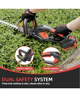 20V Max 20" Cordless Hedge Trimmer (Battery & Charger Included)
