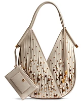 Donna Karan New York Baldwin Beaded Laser-cut Mini Shoulder Bag