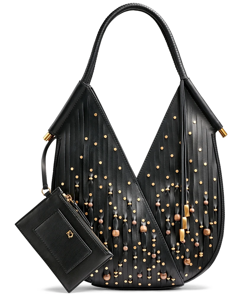 Donna Karan New York Baldwin Beaded Laser-cut Mini Shoulder Bag