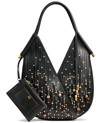 Donna Karan New York Baldwin Beaded Laser-cut Mini Shoulder Bag