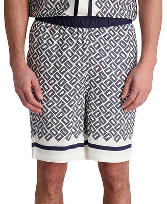 Karl Lagerfeld Paris Men's Relaxed-Fit Double L Shorts