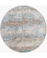 Livabliss Brunswick Bwk-2327 7'10"x7'10" Round Area Rug