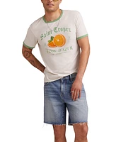 Lucky Brand Men's Saint Tropez Short Sleeve Crewneck Graphic T-Shirt