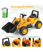 6V Battery Powered Kids Ride On Excavator
