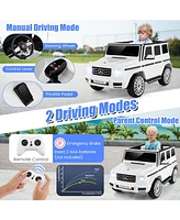 12V Battery Powered Licensed Mercedes-Benz G500 Kids Ride-on Car