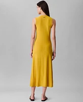 Calvin Klein Women's Sleeveless Knit Midi Dress