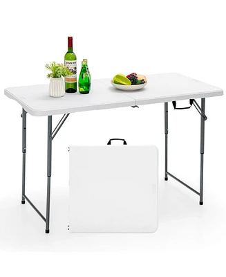 3-Level Height Adjustable Folding Table