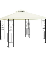 2 Tiers 10 x 10 Feet Patio Gazebo Canopy Tent