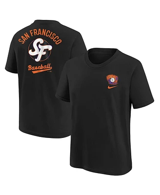 Nike Big Boys and Girls Black San Francisco Giants 2025 City Connect T-Shirt