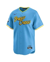Nike Men's Light Blue Milwaukee Brewers City Connect Limited Jersey