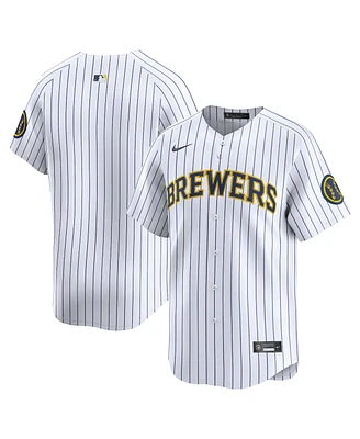 Nike Men's White Milwaukee Brewers Alternate Limited Jersey