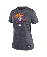 Nike Women's Heather Black San Francisco Giants 2025 City Connect Authentic Collection Velocity Performance T-Shirt