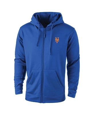 Dunbrooke Men's Royal New York Mets Trophy Full-Zip Hoodie