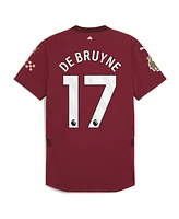 Puma Men's Kevin De Bruyne Burgundy Manchester City 2024/25 Third Authentic Player Jersey