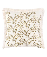 Rose Tree Baroda Embroidered Sham, European