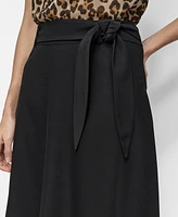 Dkny Women's Tie-Waist Midi Skirt