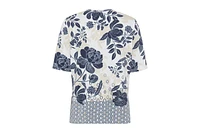 Olsen Women's Prairie Floral Print T-Shirt