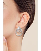 Rachel Zoe Gold Plated Multi Link Drop Earrings