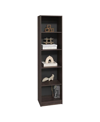 Vinton Xs Bookcase Compact Bookshelf with Multiple Shelves