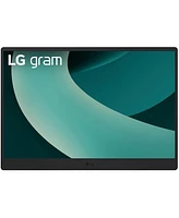 Lg gram +view 17" 16:10 Wqxga Portable Usb-c Ips Led Monitor, Titan Silver