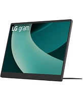 Lg gram +view 17" 16:10 Wqxga Portable Usb-c Ips Led Monitor, Titan Silver