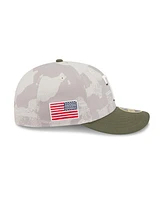 New Era Men's Light Beige/Olive Texas Rangers 2025 Armed Forces Day Low Profile 59FIFTY Fitted Hat