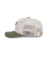 New Era Men's Light Beige/Olive Pittsburgh Pirates 2025 Armed Forces Day 9SEVENTY Adjustable Hat