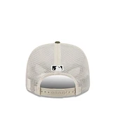 New Era Men's Light Beige/Olive Milwaukee Brewers 2025 Armed Forces Day 9SEVENTY Adjustable Hat