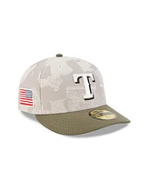 New Era Men's Light Beige/Olive Texas Rangers 2025 Armed Forces Day 59FIFTY Fitted Hat