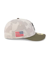 New Era Men's Light Beige/Olive Philadelphia Phillies 2025 Armed Forces Day 59FIFTY Fitted Hat