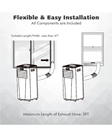 10000 Btu 3-in-1 Portable Air Conditioner with Remote Control