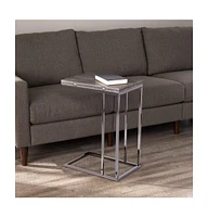 Expandable Rectangular End Table for Living Room or Office Use