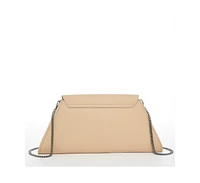 Susu Leather Clutch Bag Nude Clutch Purse Beige Evening Bag Tan Women's Handbag