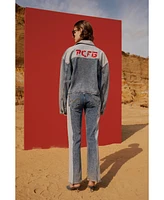 Pcfg Women's Free Heaven Inside Out Blue Jacket