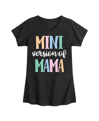 Hybrid Apparel Big Girls Mini Version Of Mama Graphic T-Shirt