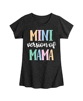 Hybrid Apparel Big Girls Mini Version Of Mama Graphic T-Shirt