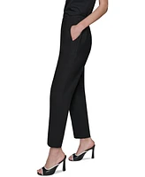 Karl Lagerfeld Paris Women's Seam-Detail Ankle Pants