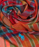 Polo Ralph Lauren Men's Bright Plaid Scarf
