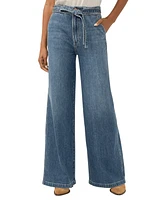 Silver Jeans Co. Women's Highly Desirable High Rise Belted Ultra-Wide Leg