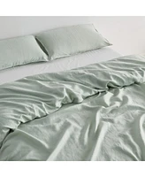 100% European Flax Linen 2 Pc Sham Set