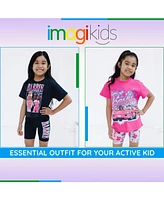 Barbie Toddler Girls T-Shirt and Bike Shorts Outfit Set