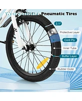 18 Inch Kids Bike with Training Wheels and Coaster Brake