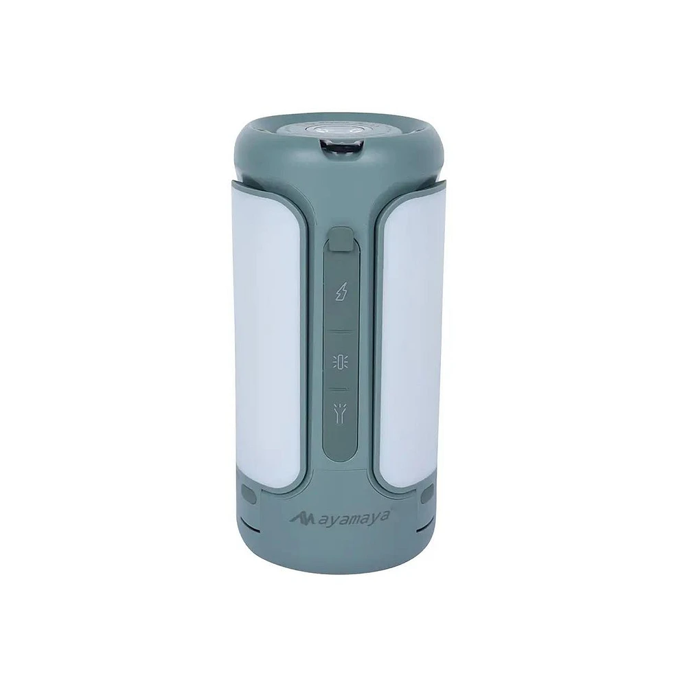 10,000mAh Rechargeable Led Lantern with Power Bank – Compact Folding Tent Light with Red Mode, Usb Charging, Adjustable Brightness & Tripod Mou