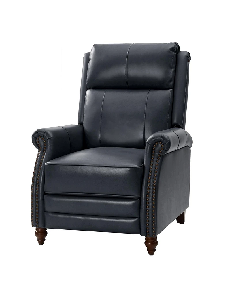 Basilio Genuine Leather Power Recliner with Usb Port